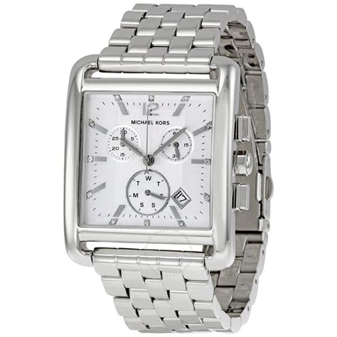 michael kors 3140|Michael Kors Chronograph Steel Bracelet White Dial Ladies.